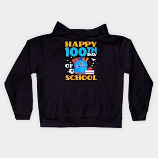 Happy 100Th Day Of School Student Teacher 100 Days School Kids Hoodie